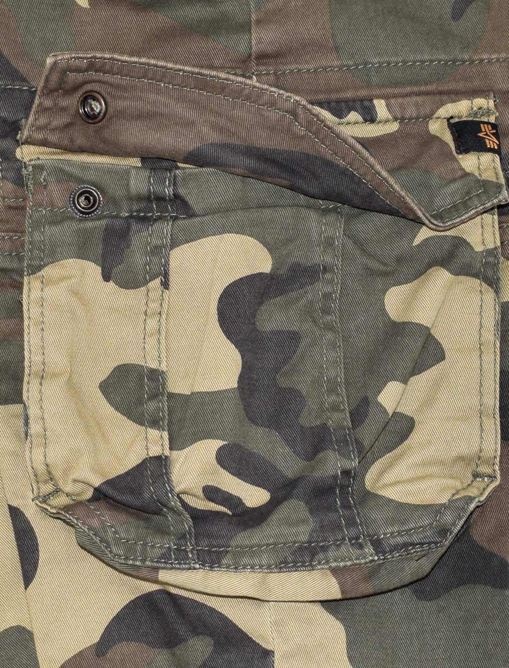 Брюки-карго ALPHA INDUSTRIES ARMY camo woodland 