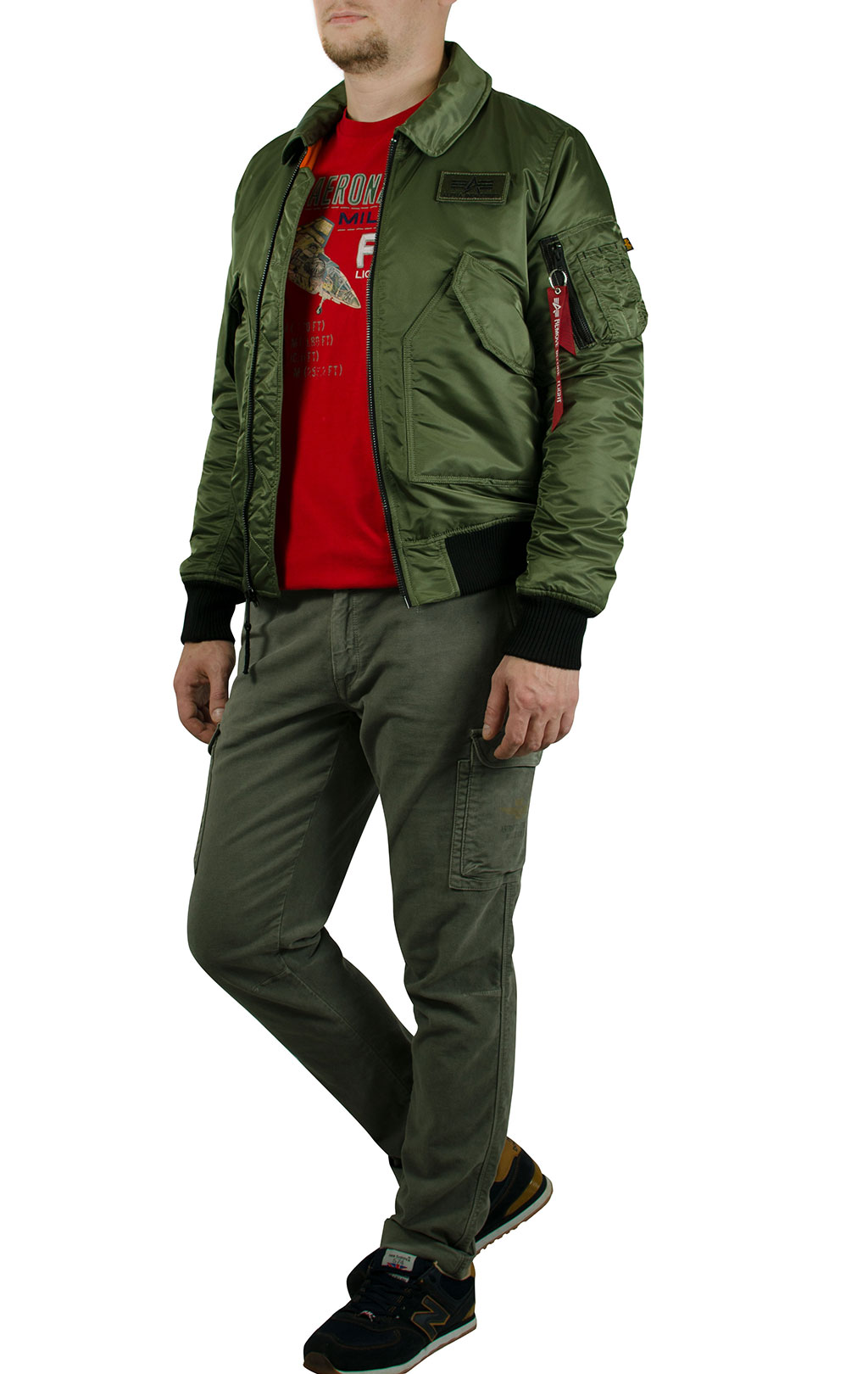 Куртка летная ALPHA INDUSTRIES VF BL CWU sage green 