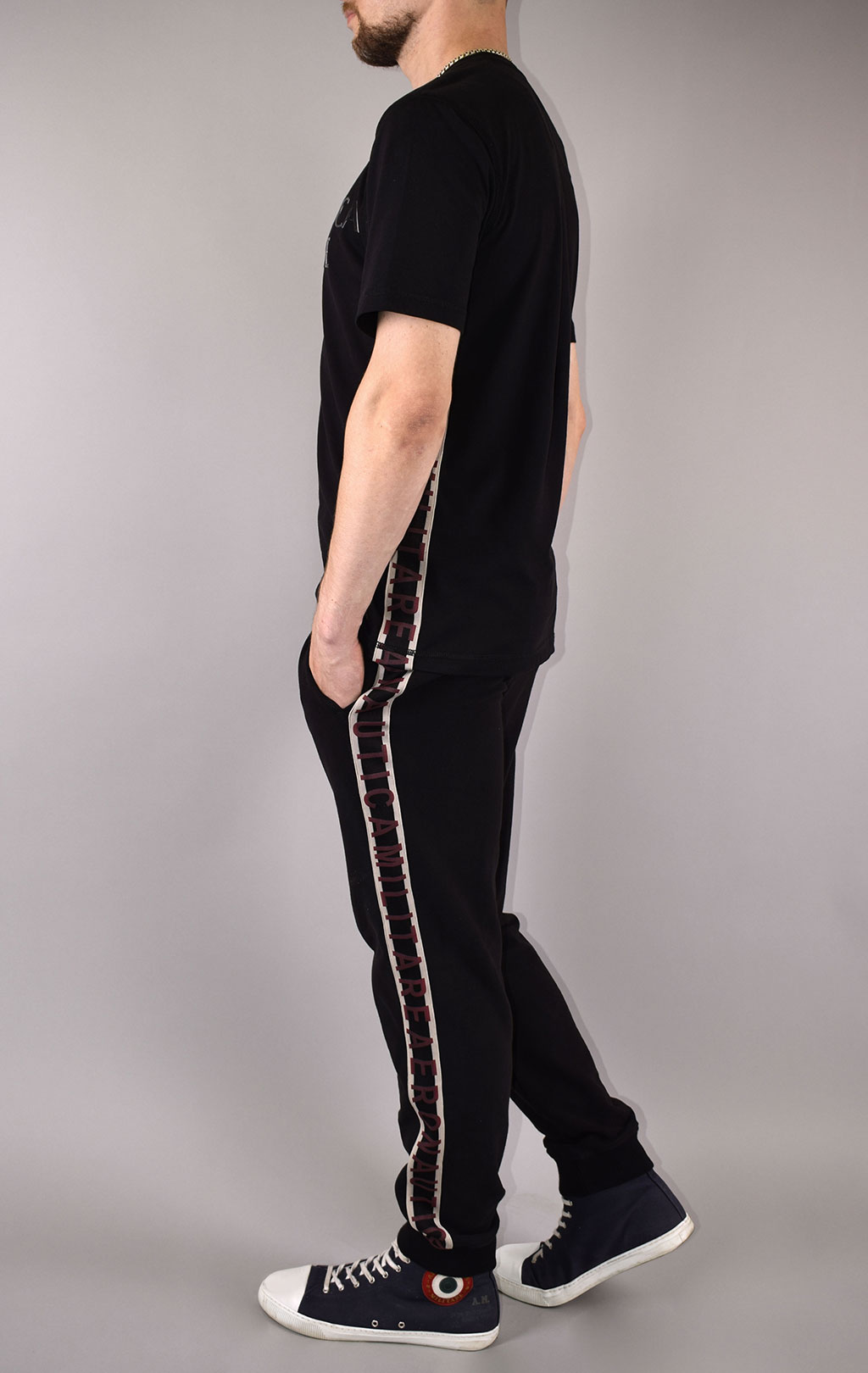 Футболка AERONAUTICA MILITARE FW 19/20 jet black (TS 1643)