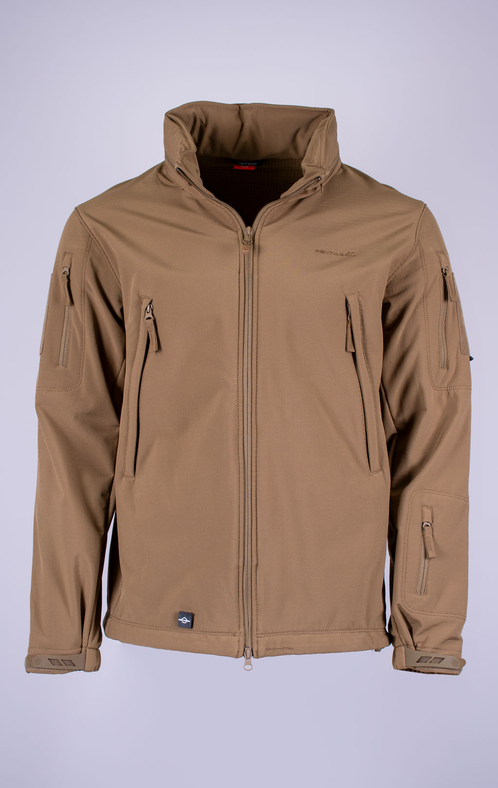 Куртка тактическая softshell Pentagon мембрана ARTAXES big size Soft Shell coyote 08011 