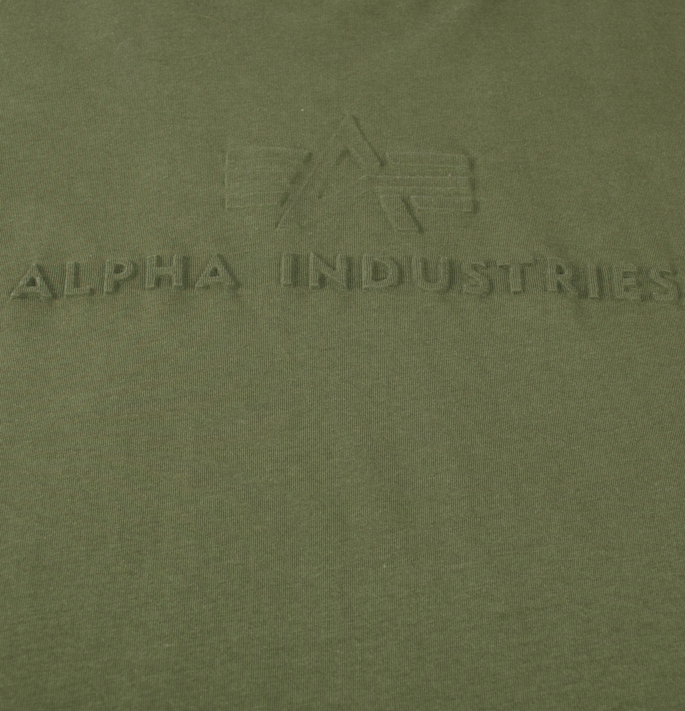 Футболка ALPHA INDUSTRIES 3D T dark green 