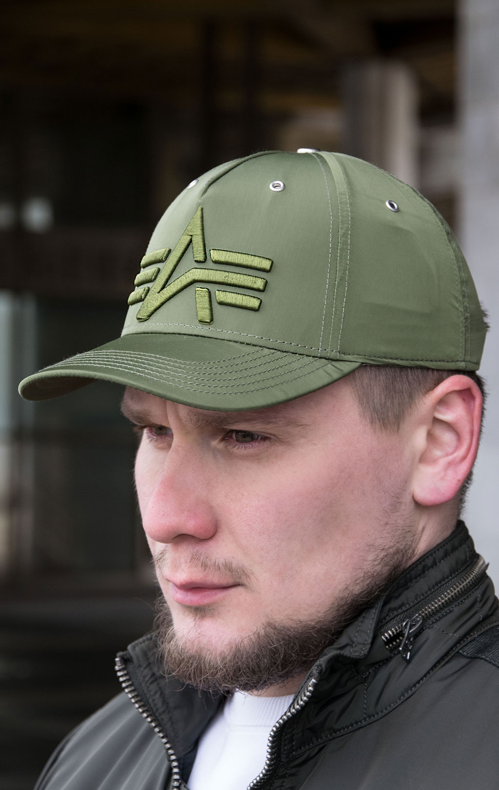 Бейсболка ALPHA INDUSTRIES FLIGHT CAP dark green 