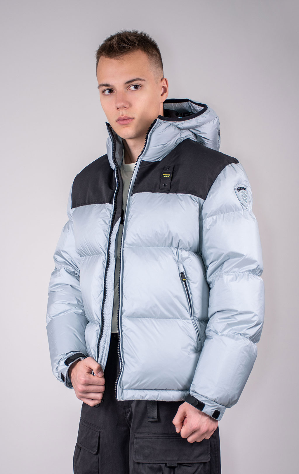 Куртка-пуховик BLAUER BERNARD FW 24/25 blue 975 (CO3210) 