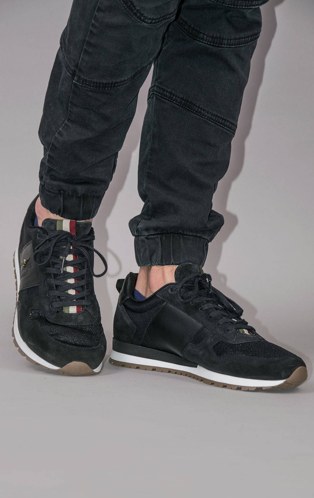 Кроссовки AERONAUTICA MILITARE SS 23 m/PT jet black (SC 246)