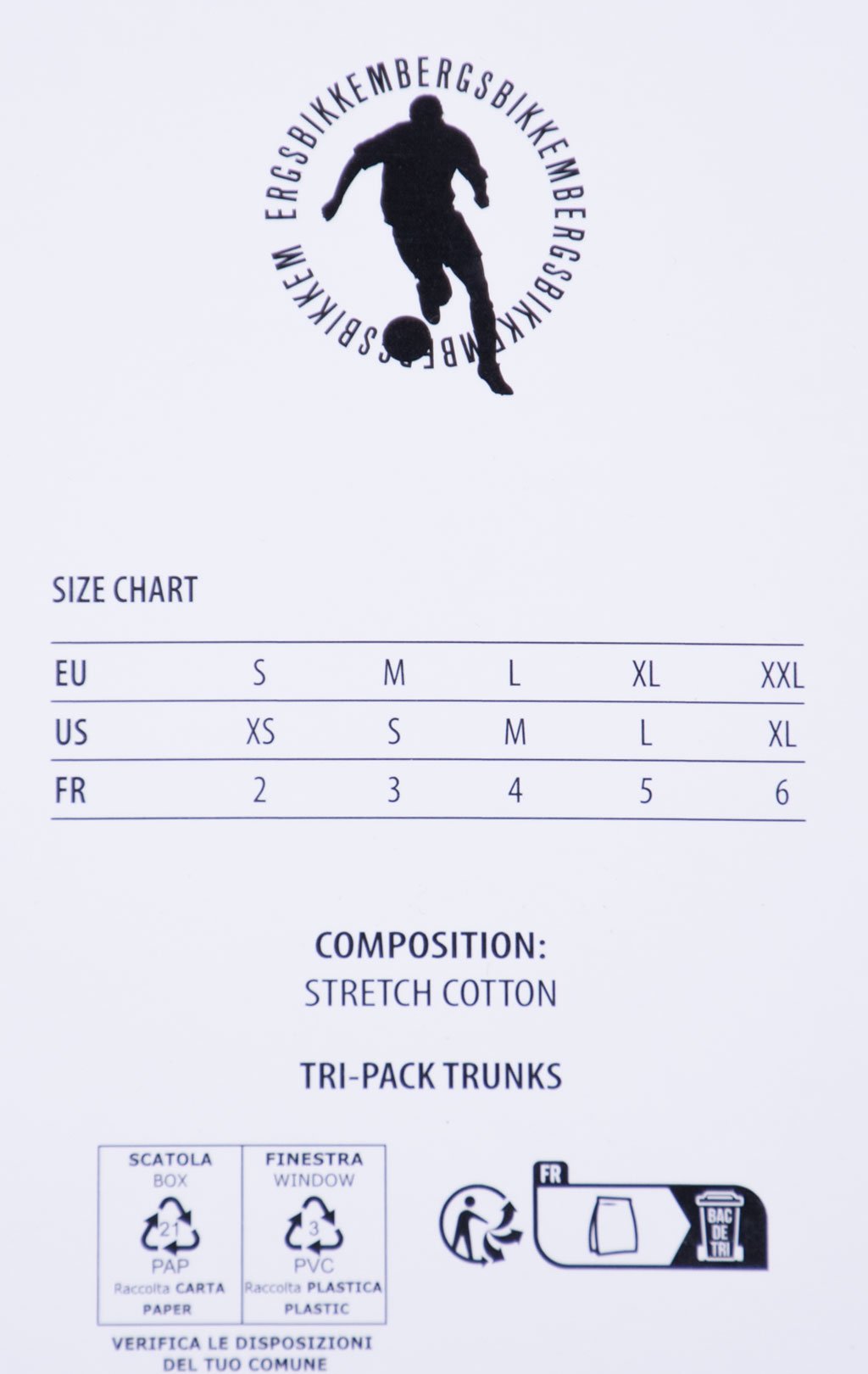 Трусы боксеры BIKKEMBERGS TRUNK TRIPACK (упаковка 3 шт.) black BKK61UTR01TR 