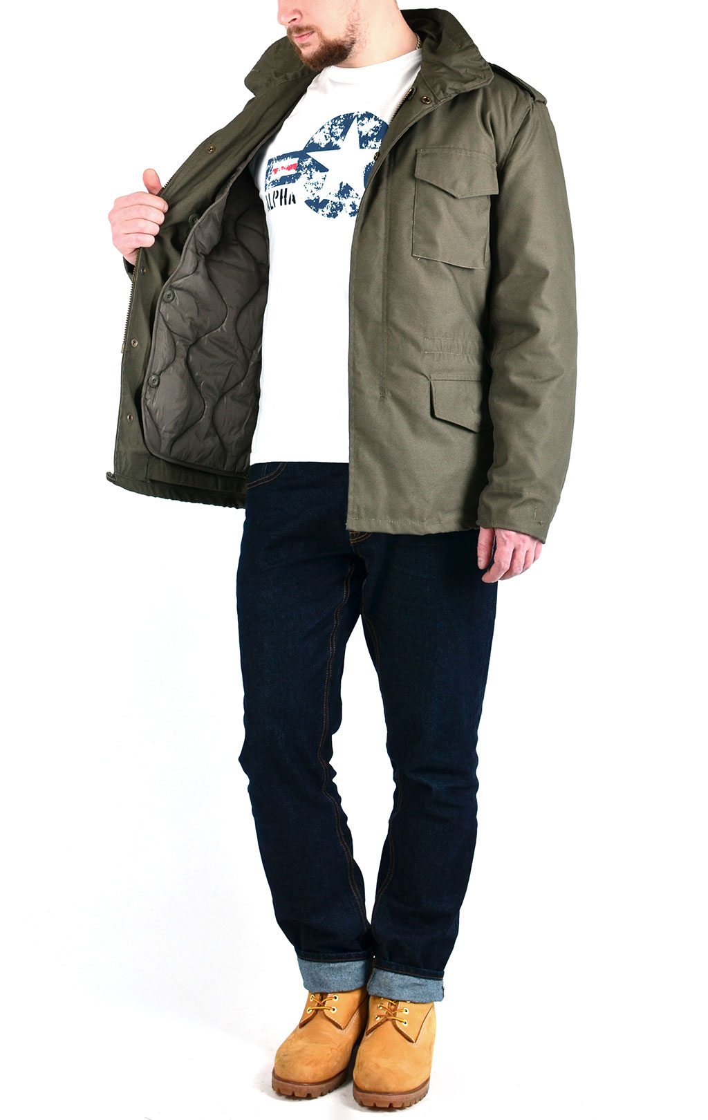 Куртка Surplus big size M-65 с подстёжкой olive 