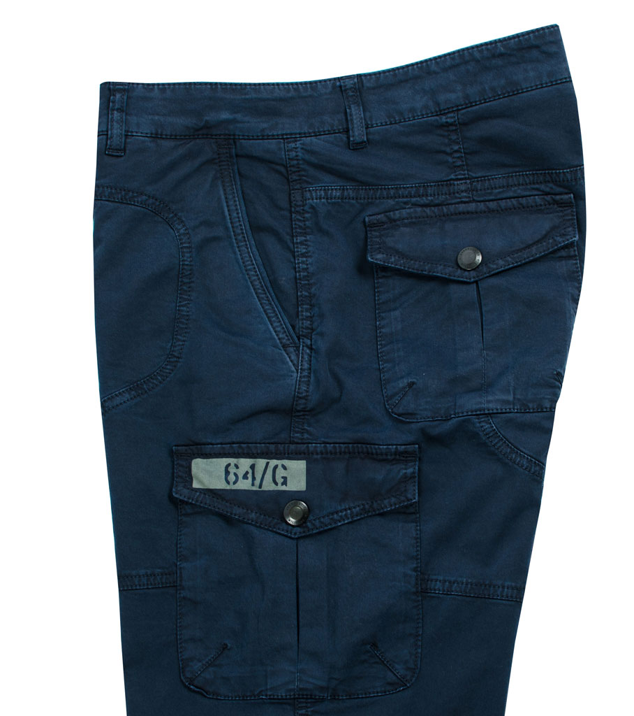 Брюки-карго AERONAUTICA MILITARE blue navy (PA 1193)