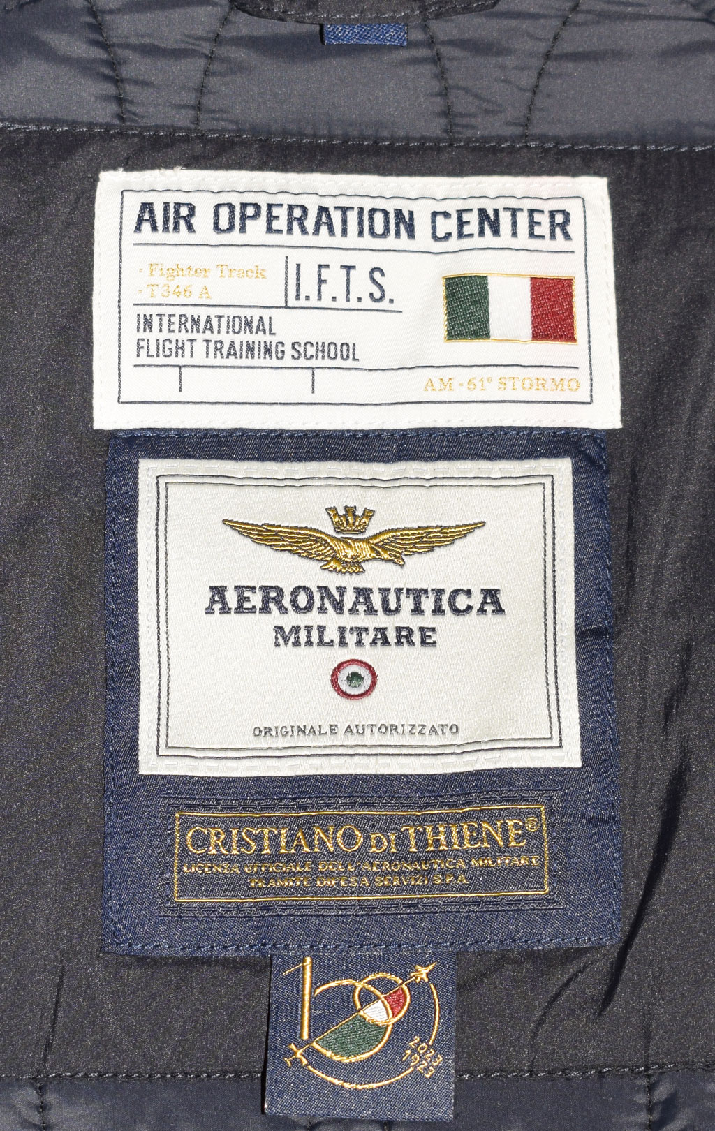 Куртка AERONAUTICA MILITARE SS 23 m/CN blue black (AB 2055) 