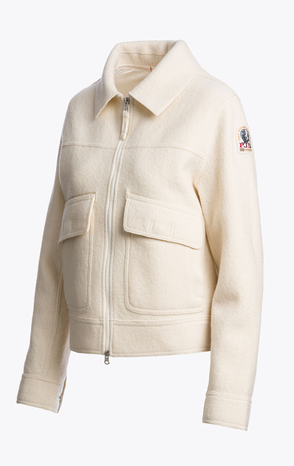 Женская куртка PARAJUMPERS AMALU шерсть FW 26/27 warm ivory 