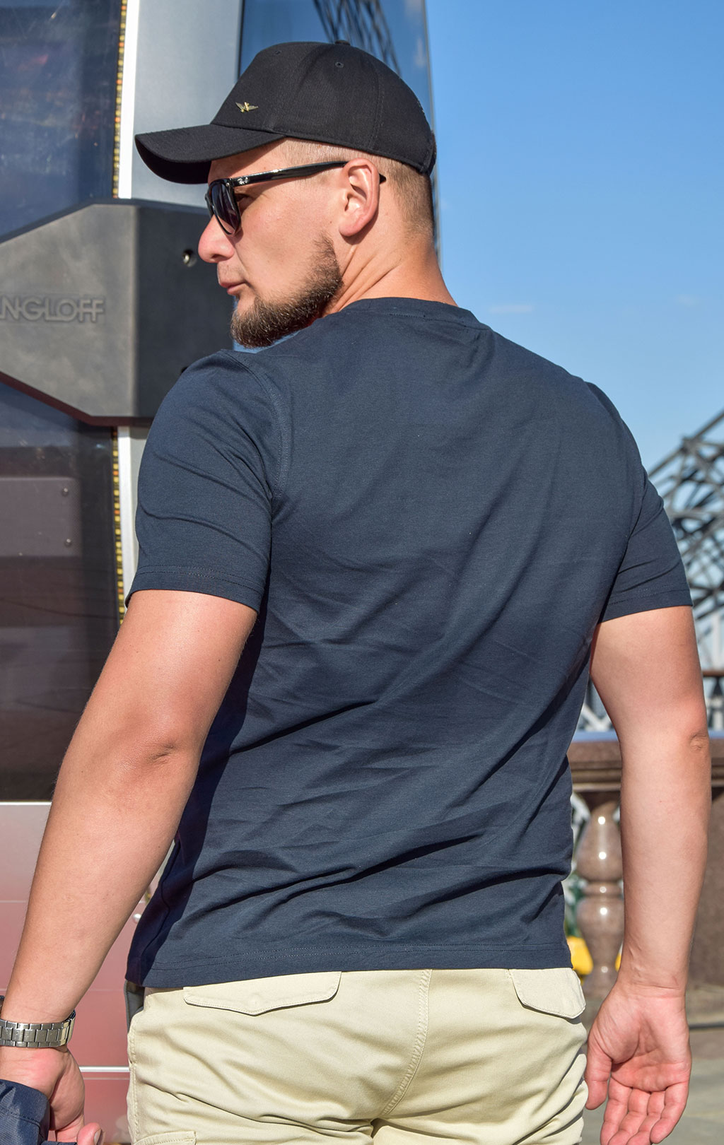 Футболка AERONAUTICA MILITARE big size SS 22/BD blue scuro (TS 1942) 