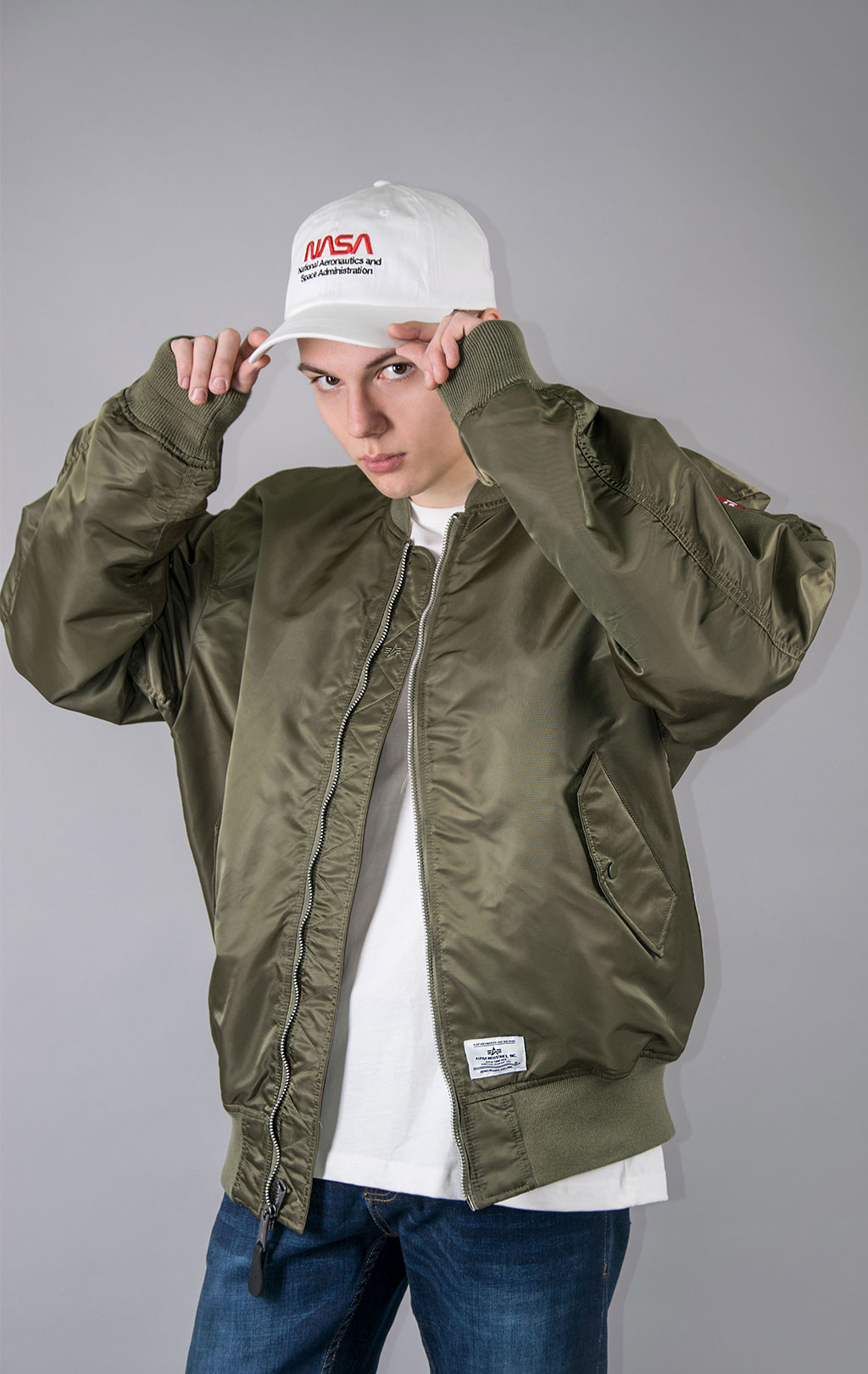 ALPHA INDUSTRIES GEN II FLIGHT JACKET L 2B SS 23 m OG 107 green