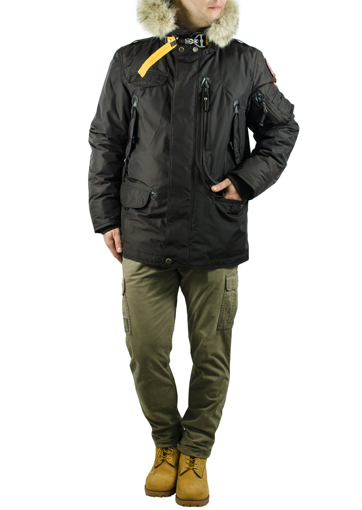 Аляска-пуховик PARAJUMPERS RIGHT HAND dark brown 