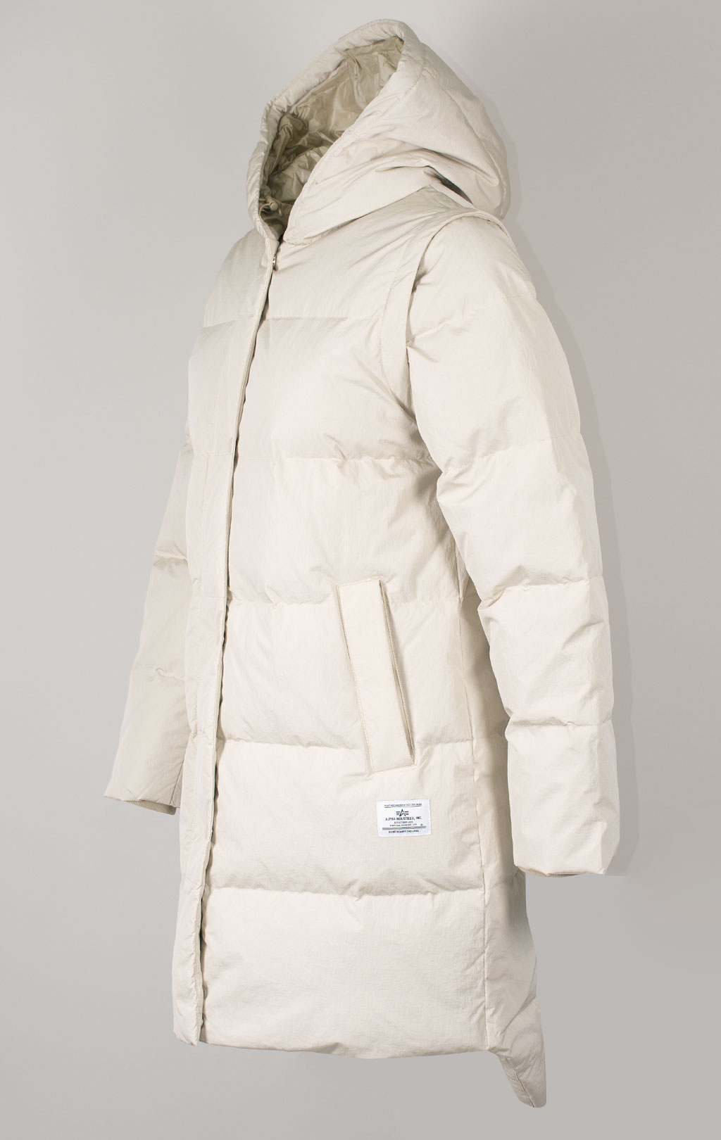 Женская куртка ALPHA INDUSTRIES SIERRA CONVERTIBLE JACKET FW 24/25 limestone 