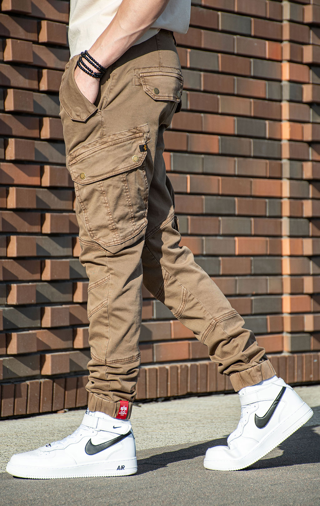 Брюки-карго ALPHA INDUSTRIES COMBAT LW taupe 