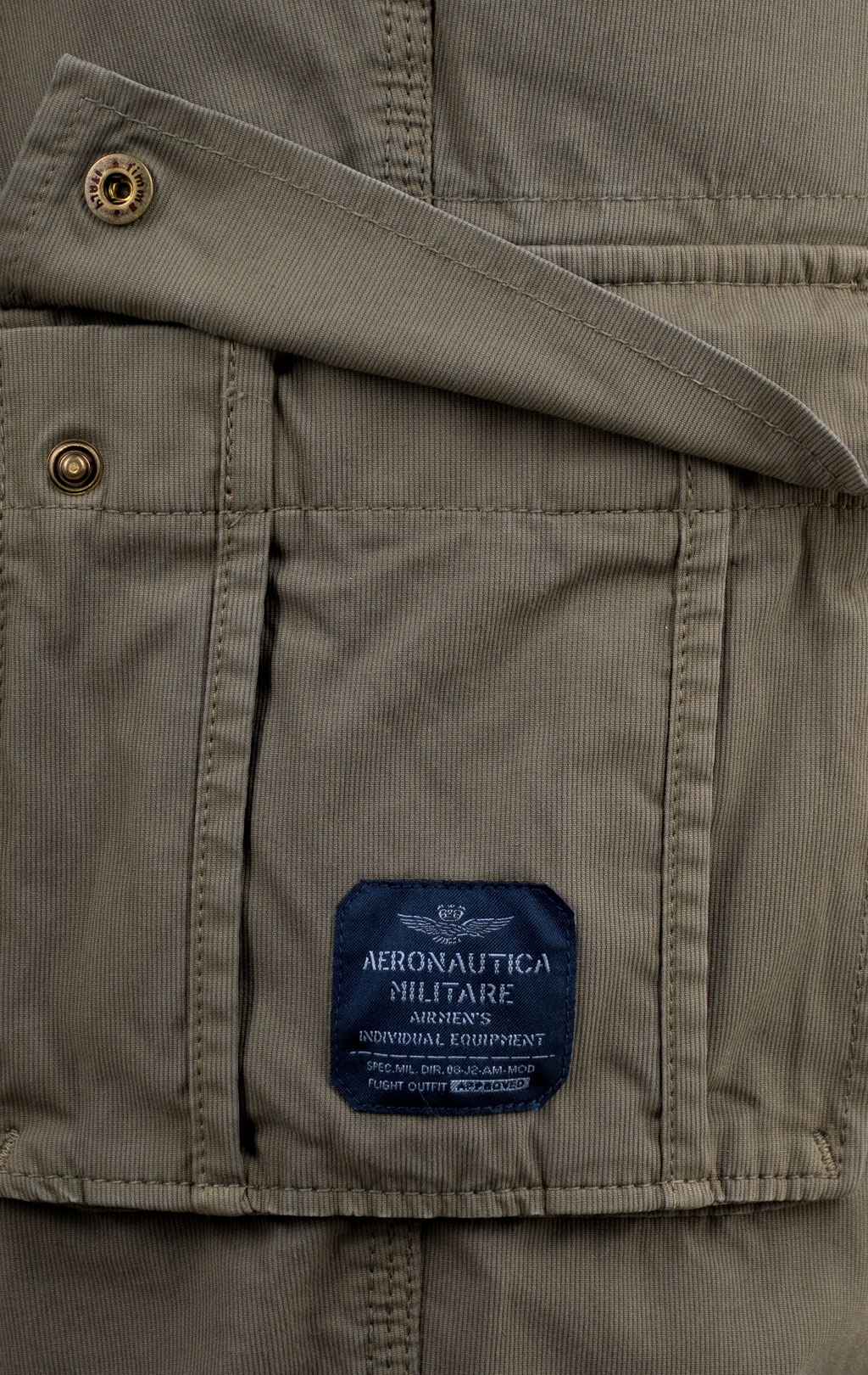 Брюки-карго AERONAUTICA MILITARE big size SS 26/AL green (PA 1329) 