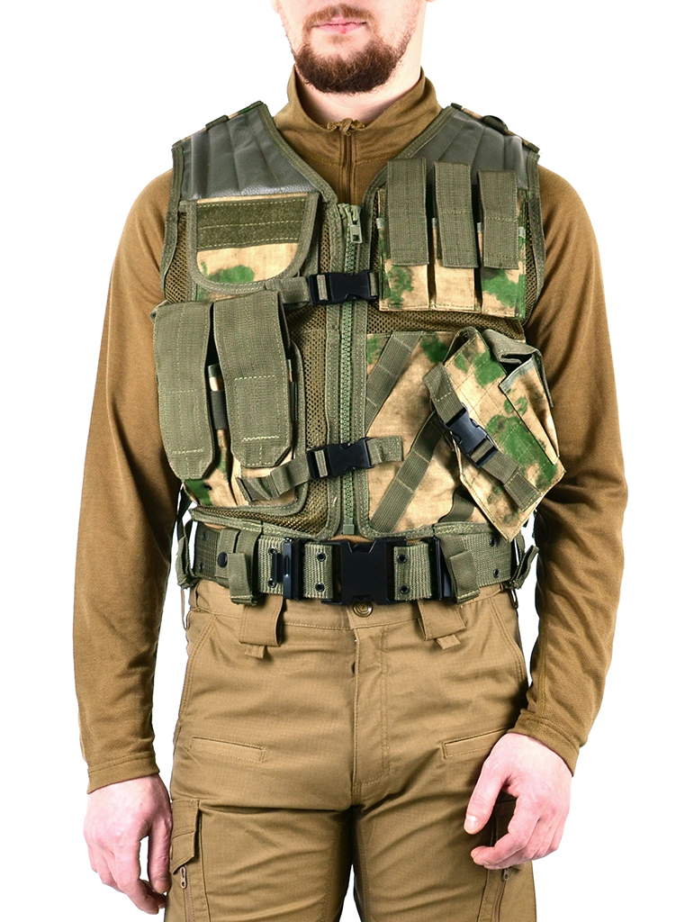 Жилет тактический Mil-Tec USMC green camo 