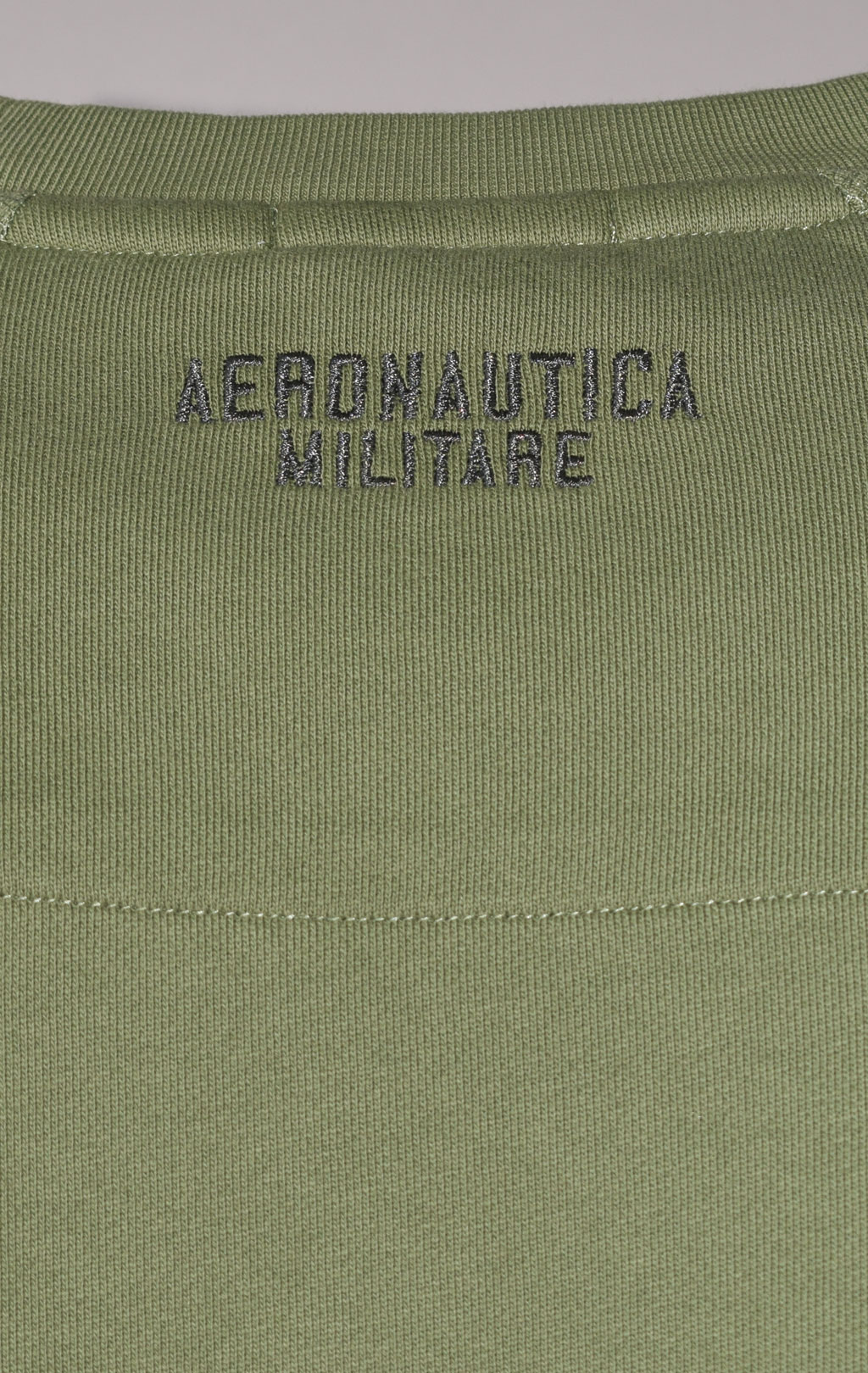 Свитшот AERONAUTICA MILITARE SS 23/TR verde militare (FE 1744) 