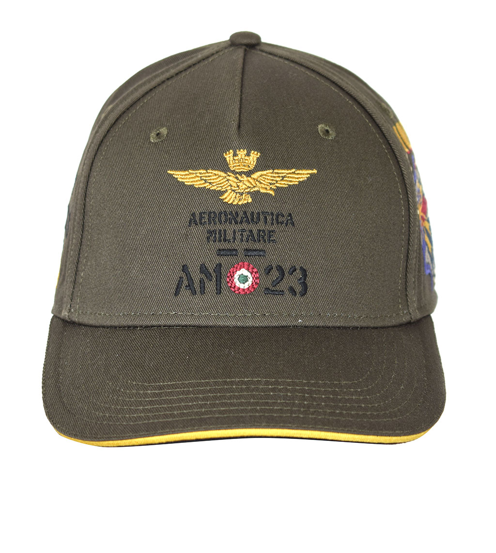 Бейсболка AERONAUTICA MILITARE FW 19/20 verde marcio (HA 1031) 