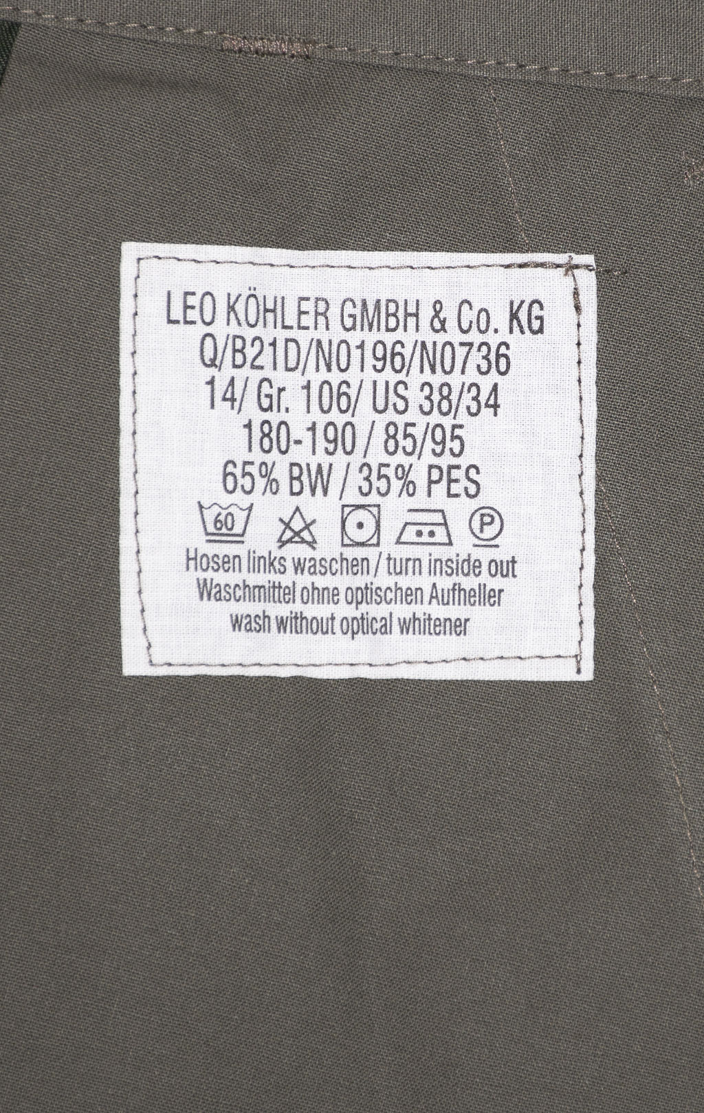 Брюки полевые KOHLER flecktarn Германия