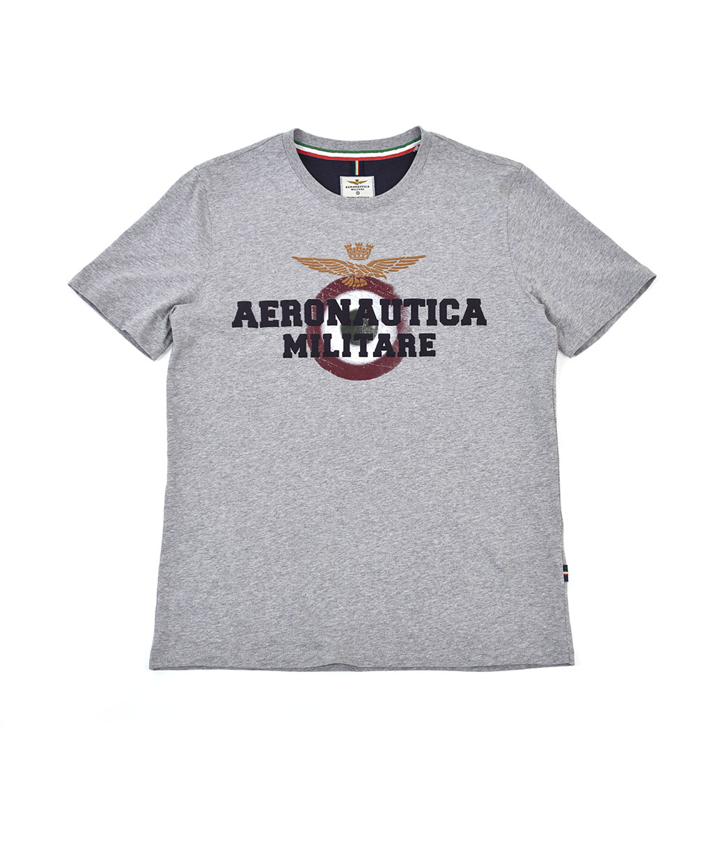 Футболка AERONAUTICA MILITARE SS 20/PT grigio melange (TS 1617)