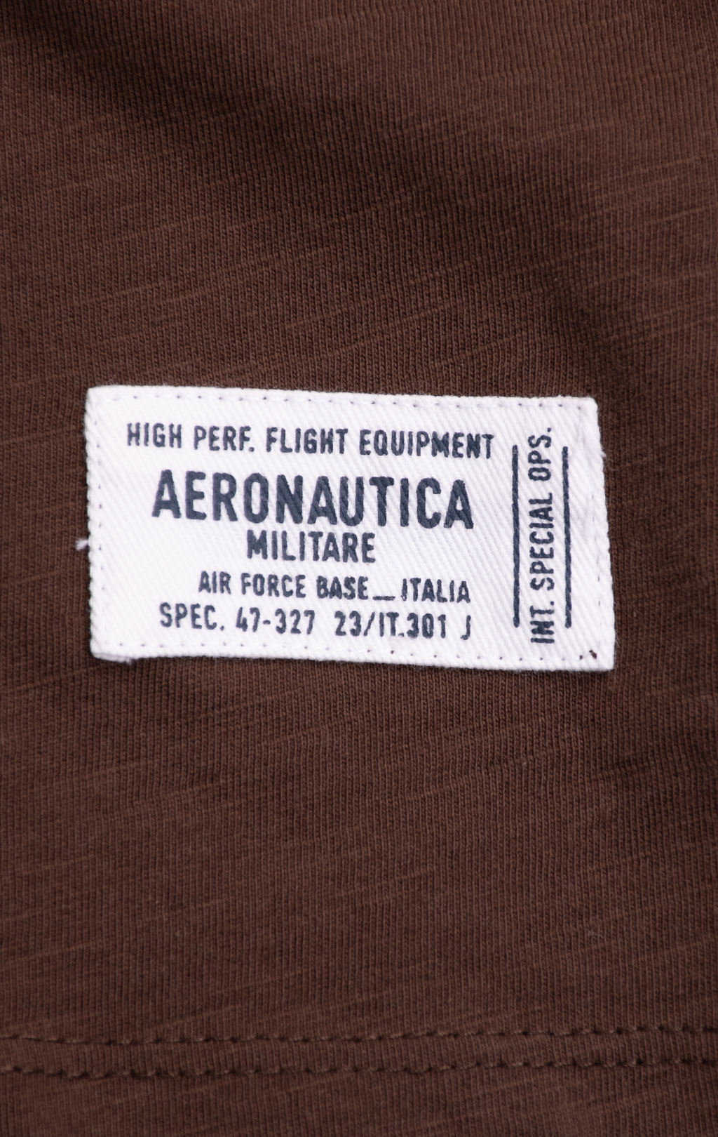 Футболка AERONAUTICA MILITARE SS 26/BD chestnut brown (TS 2526) 