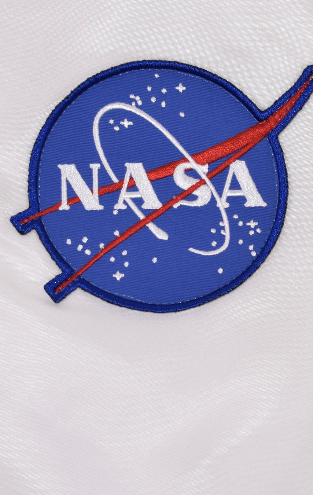 Бомбер ALPHA INDUSTRIES VF NASA MA-1 white 