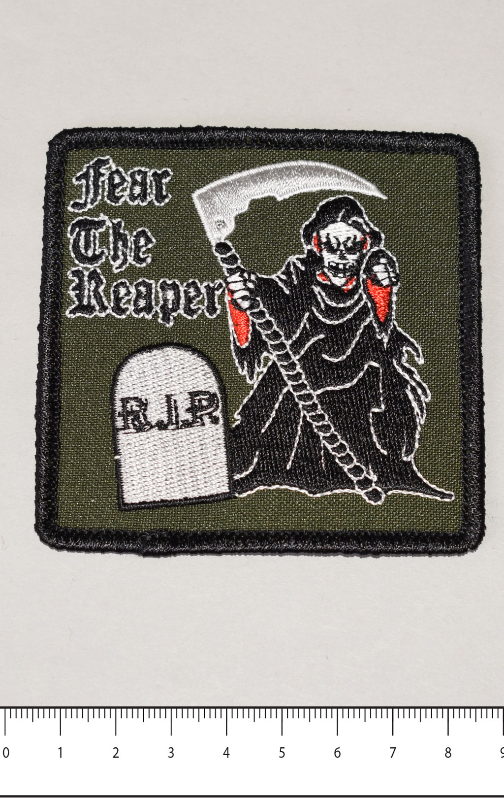 Нашивка Fear the reaper olive (PM0884) 