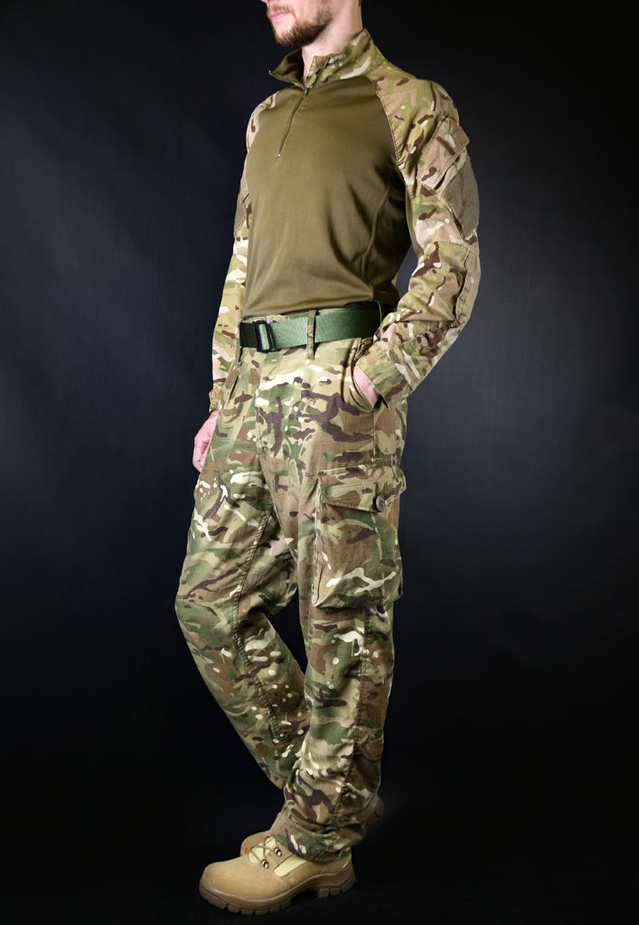 Рубашка Combat Shirt с защитой mtp/olive б/у Англия