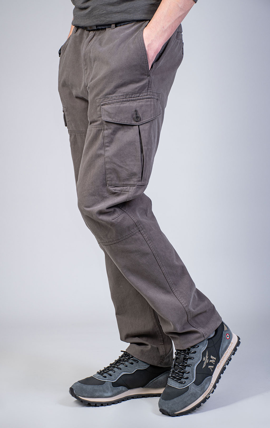Брюки-карго BLAUER MAFFA FW 25/26 black olive (P04285) 