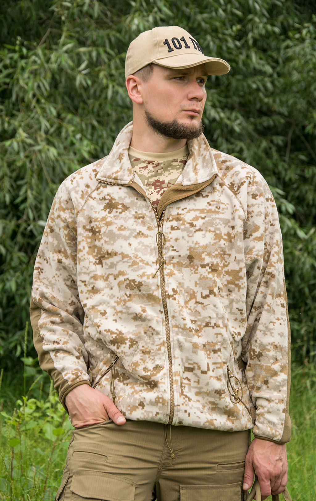 Флис армейский POLARTEC USMC marpat desert США