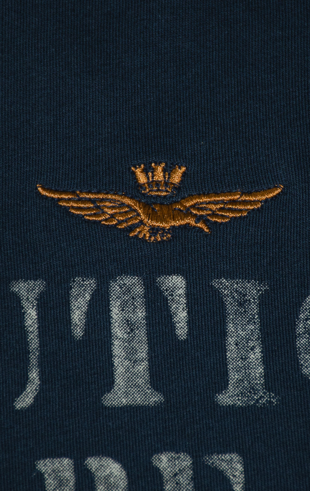 Лонгслив AERONAUTICA MILITARE FW 25/26/BD blue navy (TS 2471) 