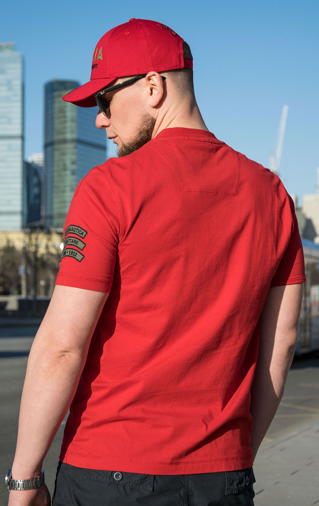 Футболка AERONAUTICA MILITARE SS 23/TR rosso (TS 2069) 