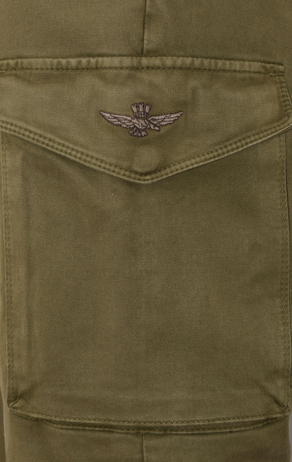 Брюки-карго AERONAUTICA MILITARE big size плотные FW 23/24/AL off green (PA 1545) 