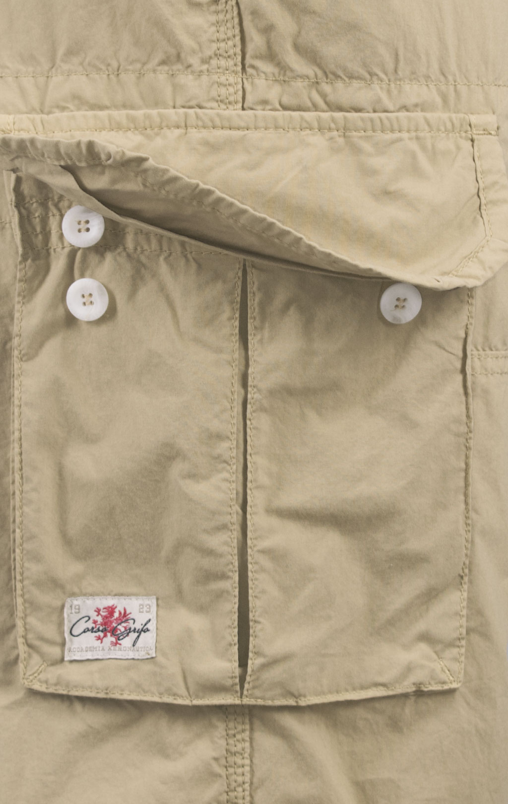 Брюки-карго AERONAUTICA MILITARE SS 24/AL sand washed (PA 1578) 