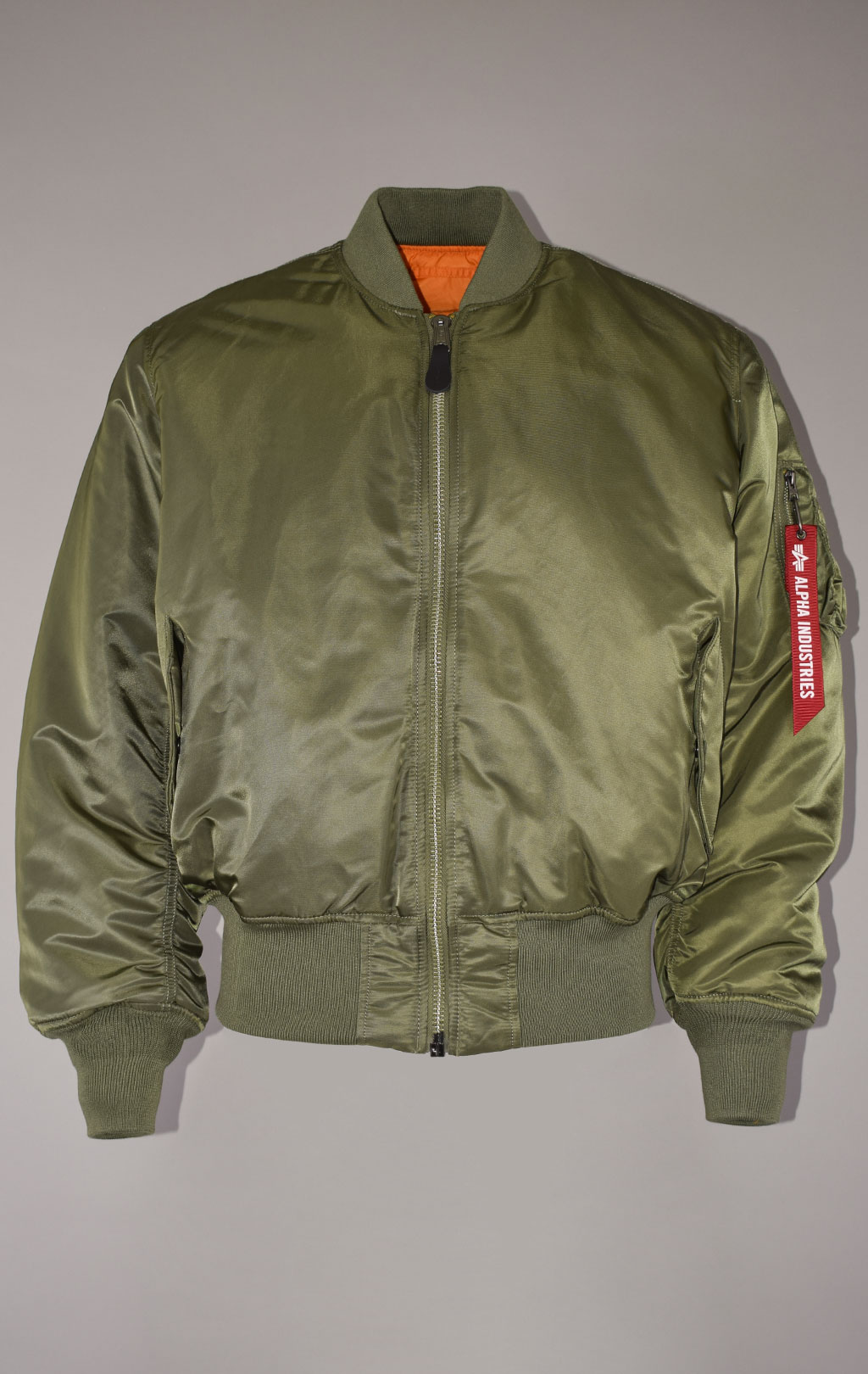 Бомбер ALPHA INDUSTRIES ORIGINAL FIT MA-1 FW 22/23 m sage 