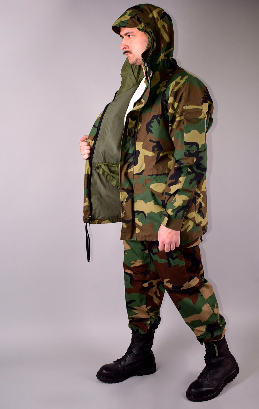 Куртка непромокаемая Gore-Tex Gore-Tex camo woodland 2 кат. США