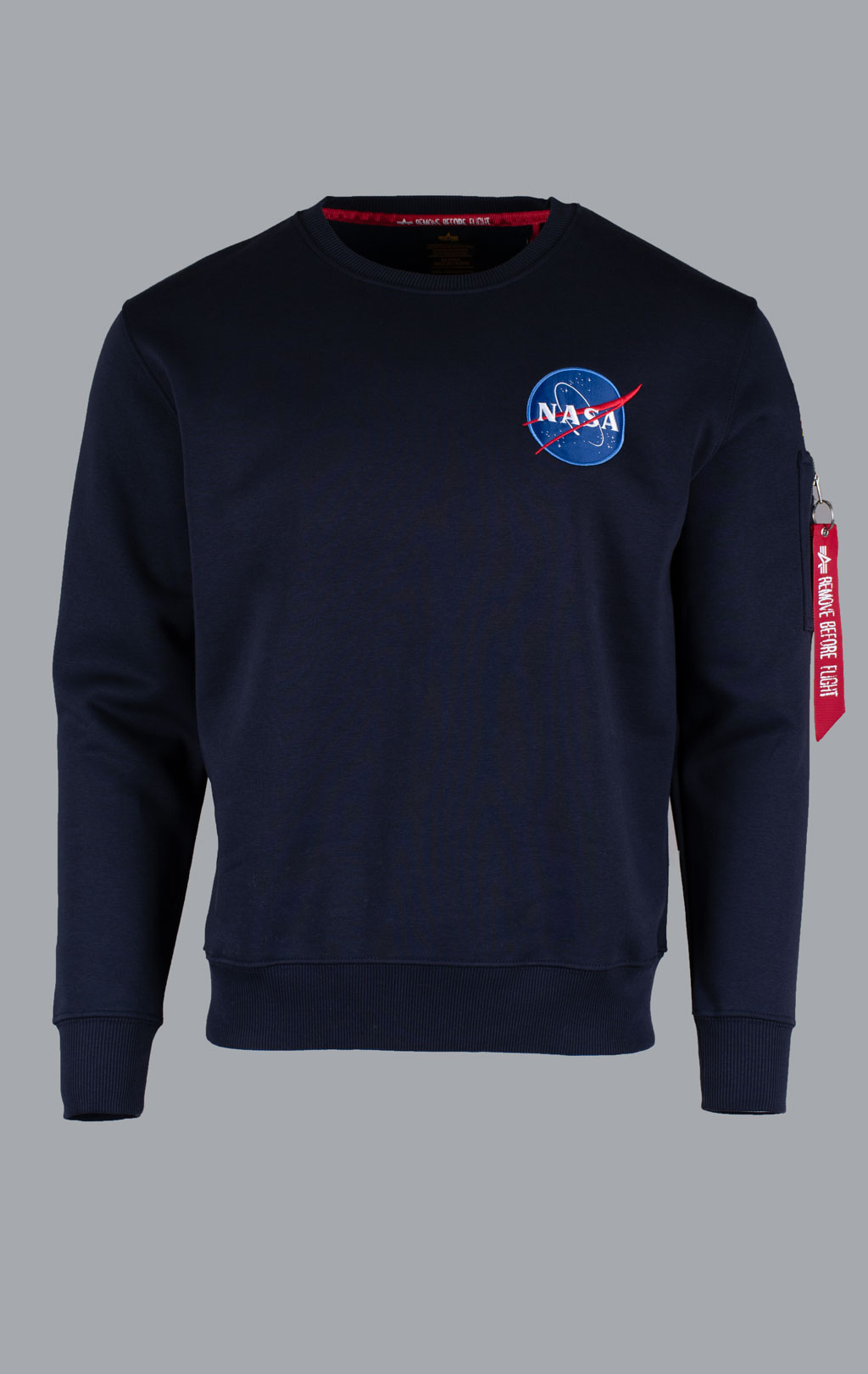 Свитшот ALPHA INDUSTRIES NASA SPACE SHUTTLE SWEATER rep. blue 