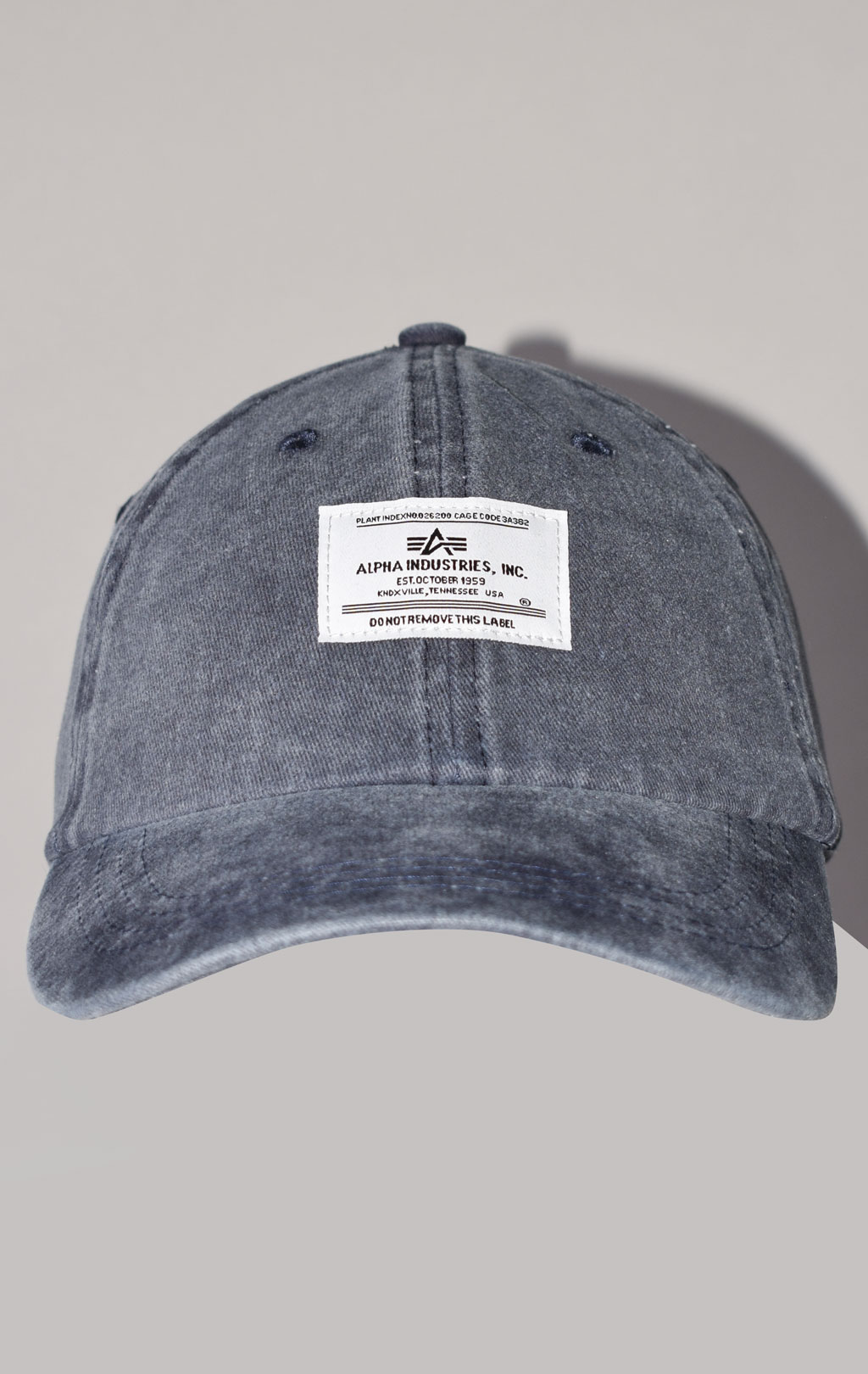 Бейсболка ALPHA INDUSTRIES BATTLEWASH CAP SS 23 replica blue 