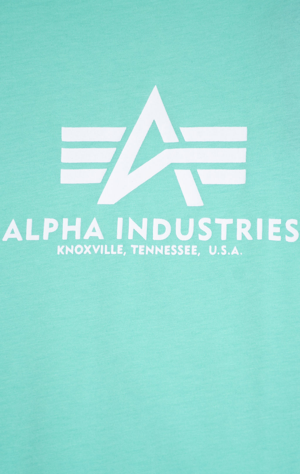 Женская футболка ALPHA INDUSTRIES NEW BASIC T pastel mint 