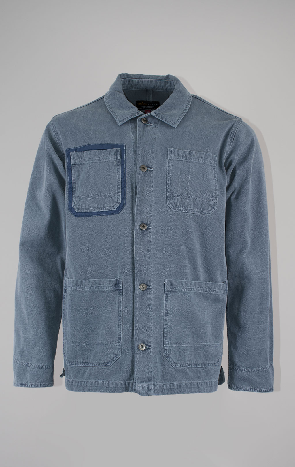 Ветровка ALPHA INDUSTRIES CTN CHORE COAT SS 26 airborne blue 