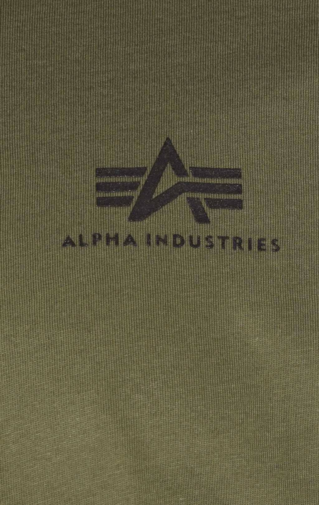 Футболка ALPHA INDUSTRIES ROLL-UP SLEEVE T brushstroke green 