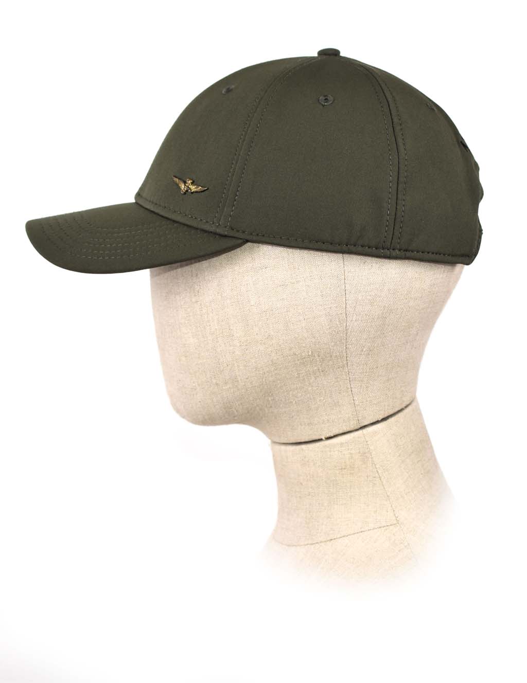 Бейсболка AERONAUTICA MILITARE FW 21/22/CN verde militare (HA 1091)
