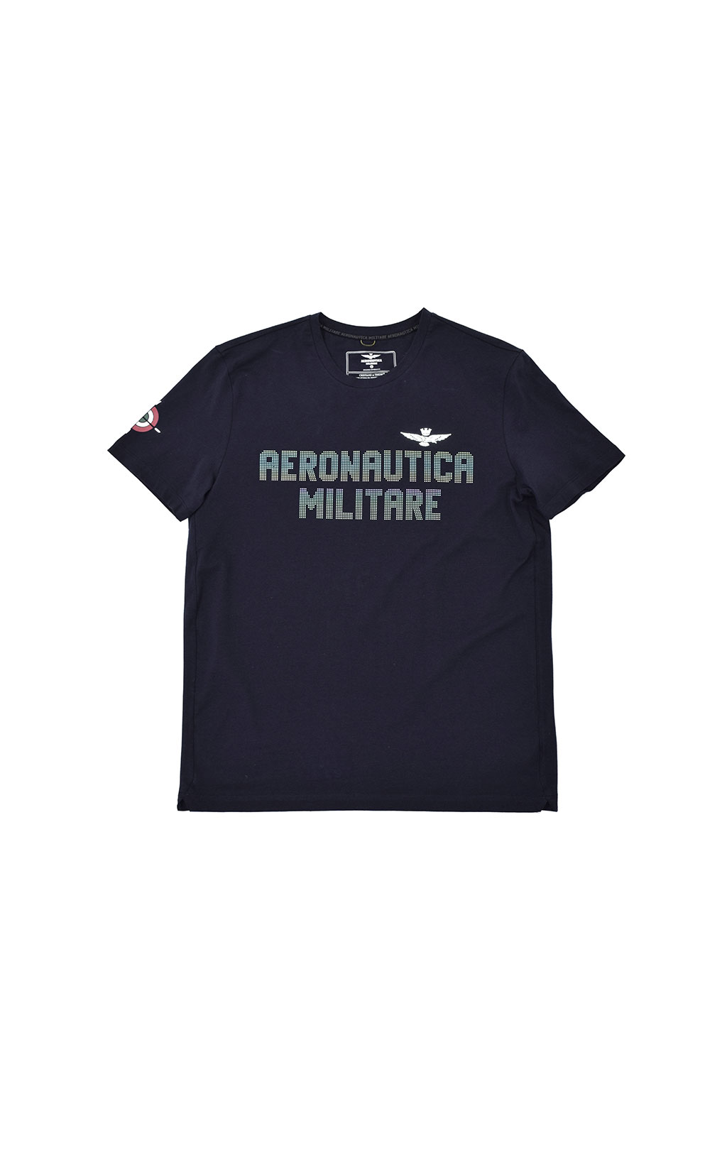 Футболка AERONAUTICA MILITARE SS 21/TR blue black (TS 1845) 