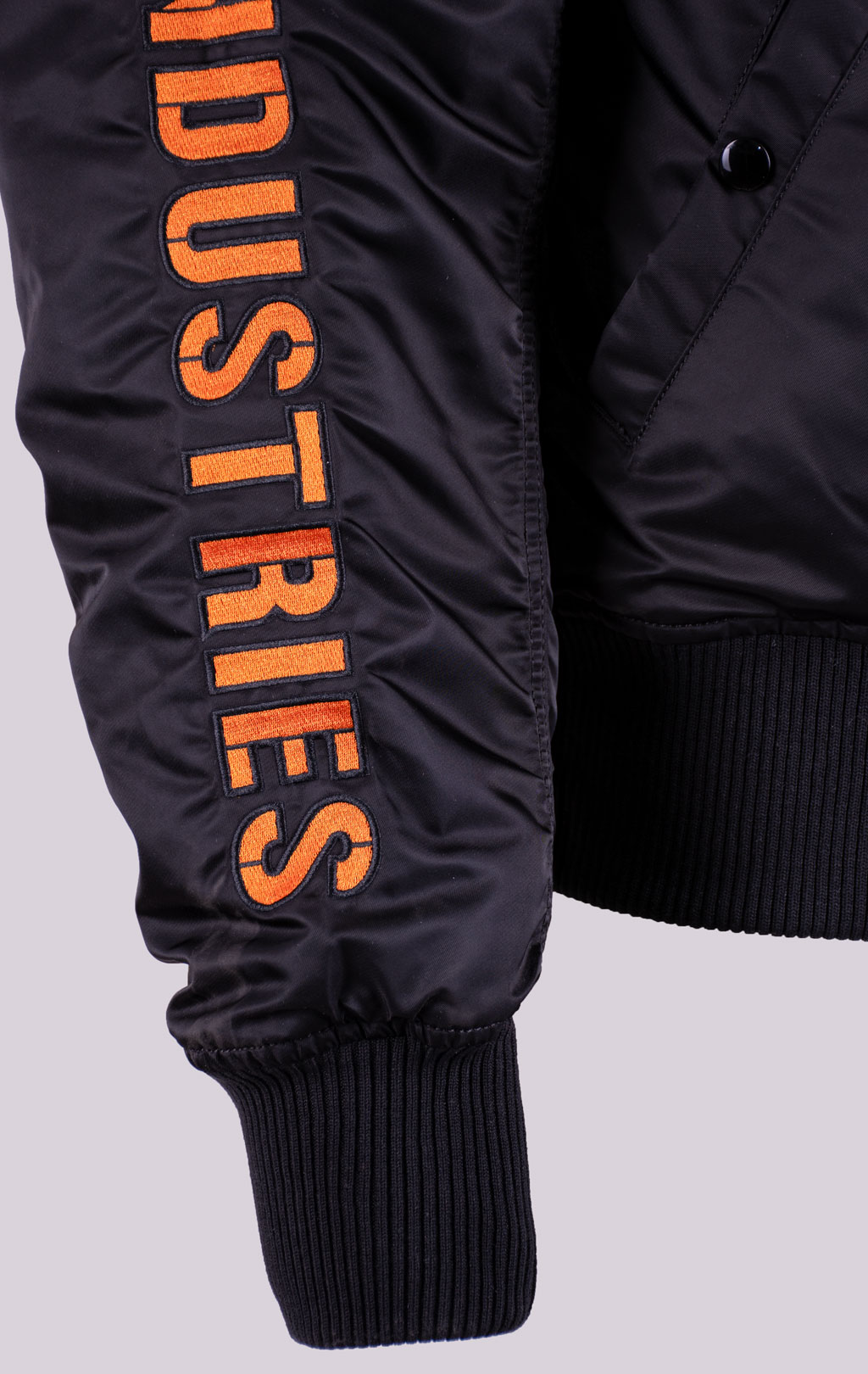 Куртка-бомбер лётная ALPHA INDUSTRIES MA-1 D-Tec SE black/orange 