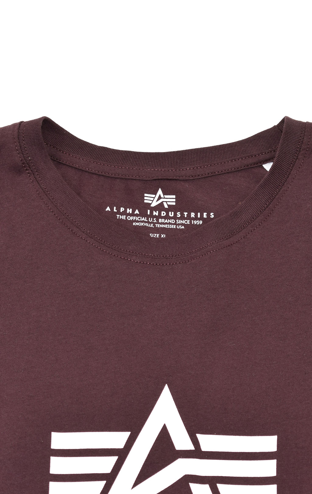 Футболка ALPHA INDUSTRIES BASIC T deep maroon 