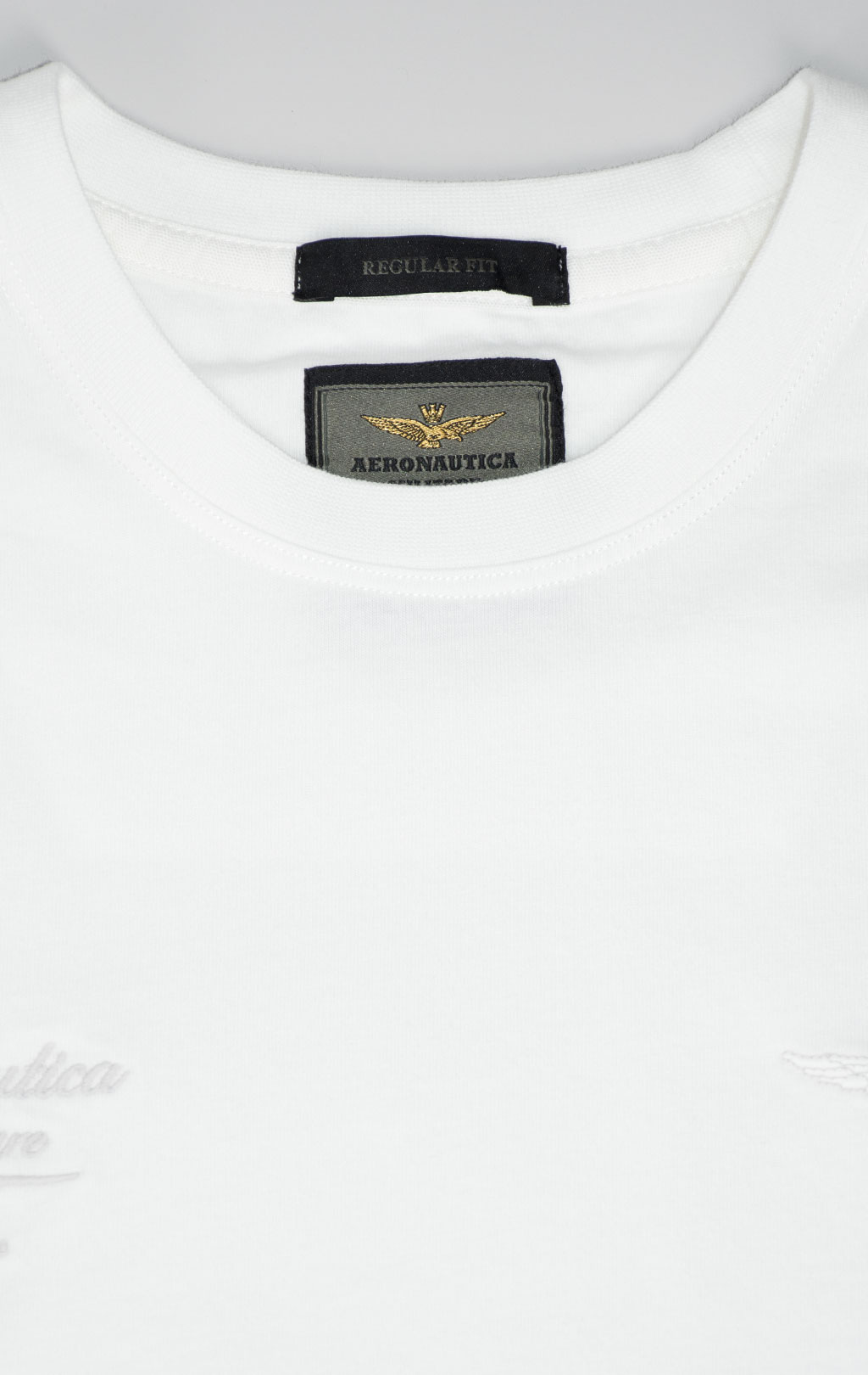 Футболка AERONAUTICA MILITARE SS 25 m/TR milk white (TS 2392) 