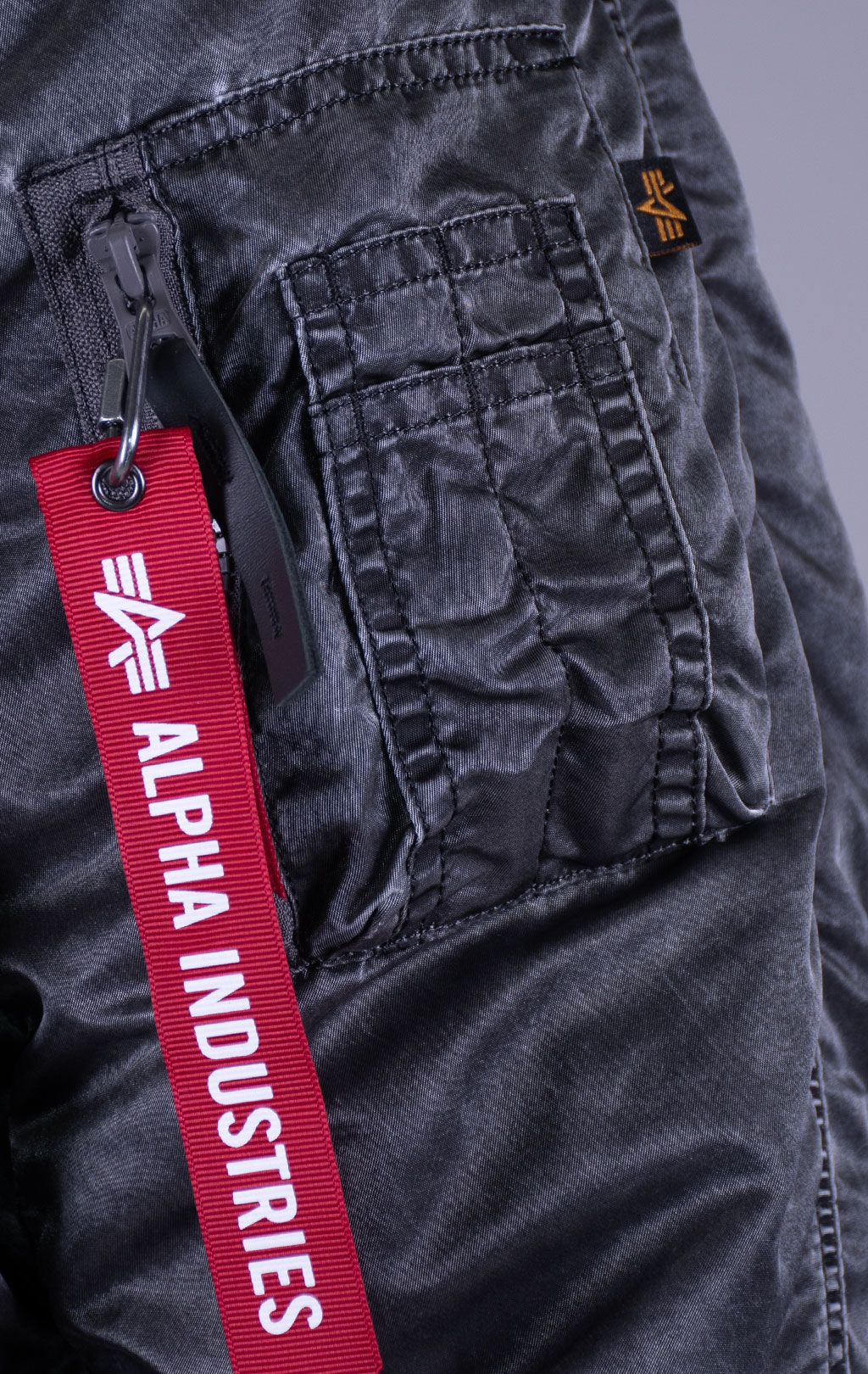 Аляска короткая ALPHA INDUSTRIES N-2B HERITAGE FIT PARKA (BATTLEWASH) FW 26/27 black 