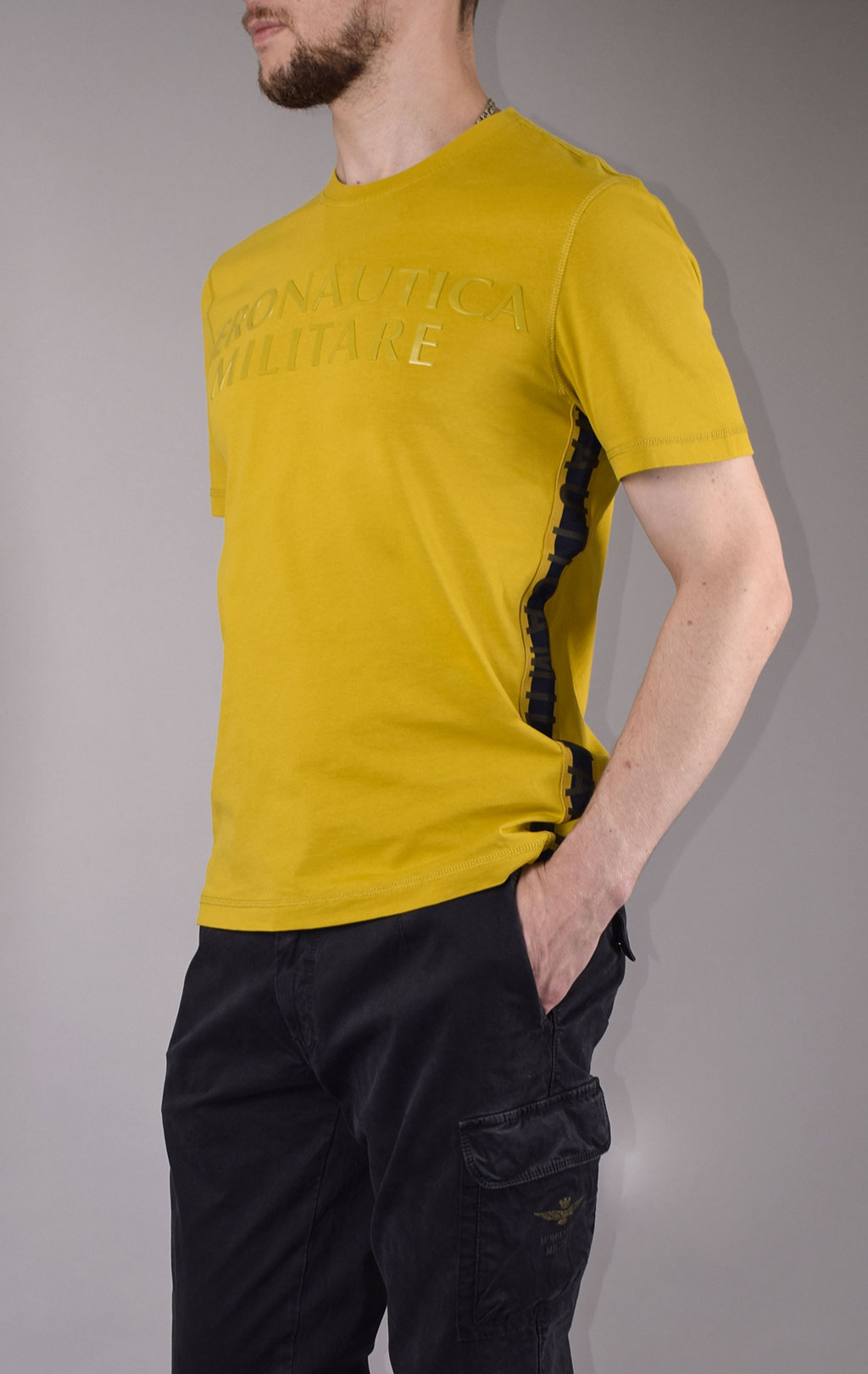 Футболка AERONAUTICA MILITARE FW 19/20 giallo (TS 1643)