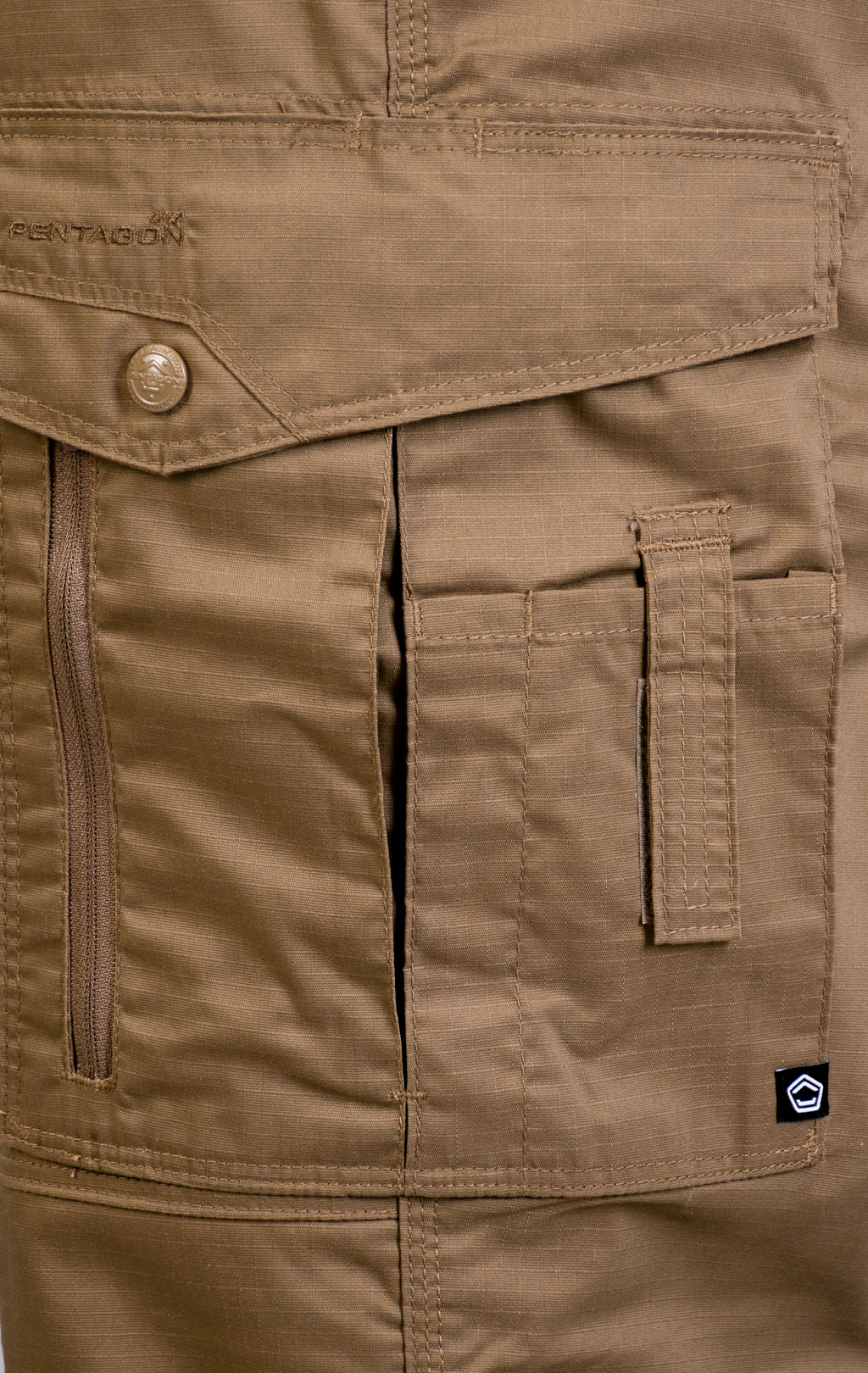 Брюки тактические Pentagon RANGER 2.0 Ultra 155 хлопок21%/полиэстер79% Rip-Stop stretch coyote 05066 