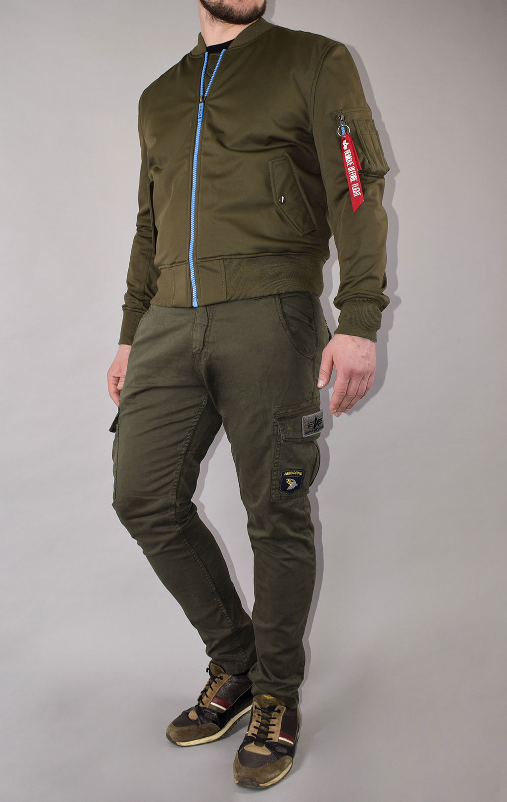 Ветровка ALPHA INDUSTRIES MA-1 Soft Shell olive 